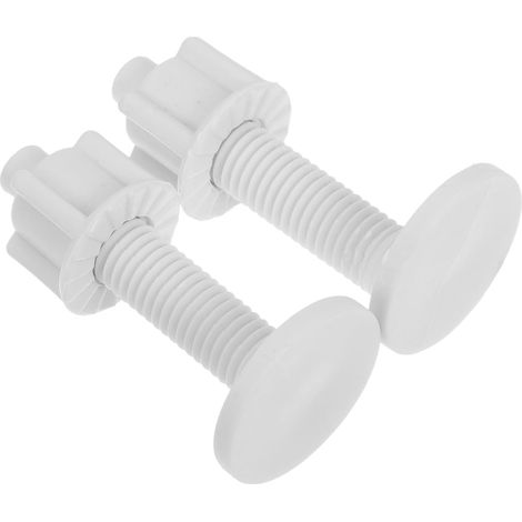 Vis en Plastique pour Abattant de Toilette Bouchons en Caoutchouc (1/5)