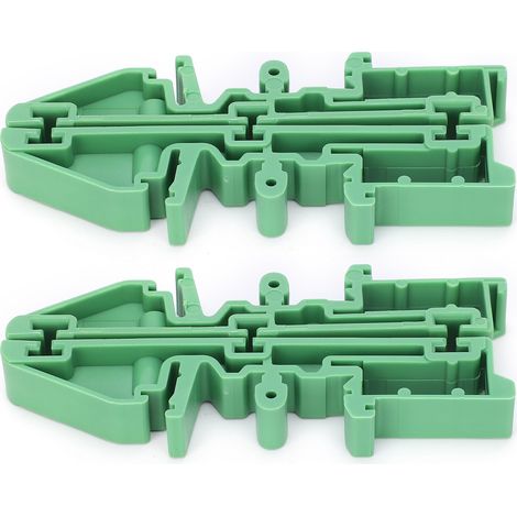 2er-Set Leiterplattenhalterung C45 DIN-Schienen-Montageadapter Montageschraubenzubehör KPRH‐180 (1/5)