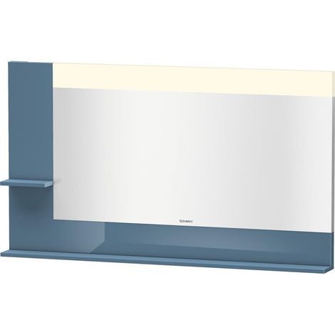 Miroir DuravitVERO 142x1400x800m avec éclairage bleu pierre brillant