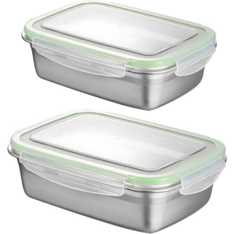 Ensemble de boîtes à lunch portables ARTIBETTER Bento, 2 pièces (1/5)