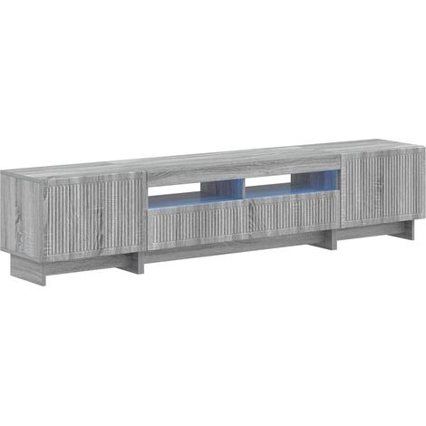 Maison Exclusive - Mobile TV LED a 5 pezzi Sonoma grigio Legno ingegnerizzato (1/5)