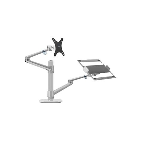 Desktop-Computerständer, voll verstellbar, kompatibel mit Laptops von 10" bis 32", OL-3L SILBER (1/2)