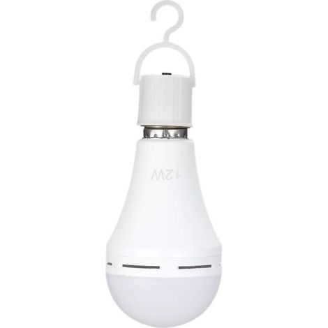 Zoternen 1 ampoules LED d'urgence multifonctions rechargeables 12 W,équivalent 60 W,6000 K,lampe suspendue d'extérieur lumineuse pour panne de courant,camping, fêtes de jardin – E26/E27,AC100 240 V. (1/5)