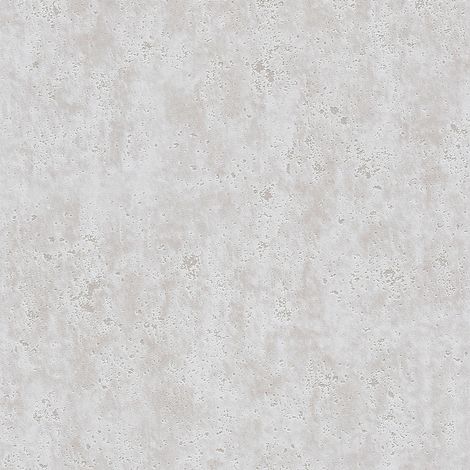 Papiers peints gris uni imitation béton | Papier peint lavable original pour chambre | Tapisserie lavable idéale pour bureau - 10,05 x 0,53 m (1/5)