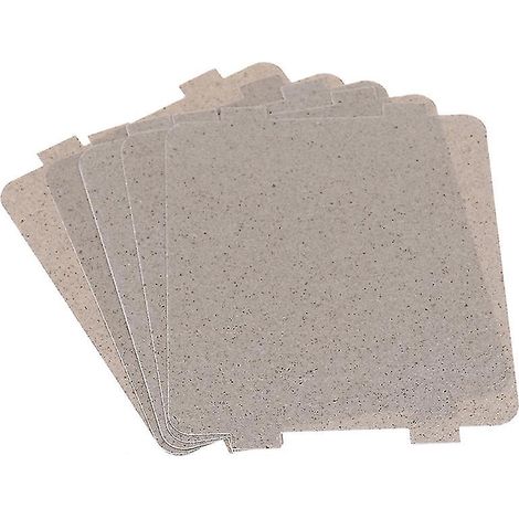 5 plaques de mica de rechange pour fours à micro-ondes, 11,8 cm x 10 cm (1/5)