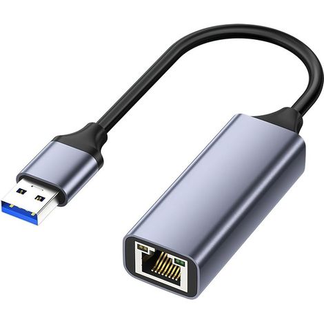 HENGBIRD USB 2.0 Ethernet-LAN-Adapter, 1000 Mbit/s USB auf RJ45 Gigabit-Ethernet-LAN, kompatibel mit Surface, MacBook, Laptop, PC mit Windows 11/10/8.1/8, MacOS, Linux (1/5)