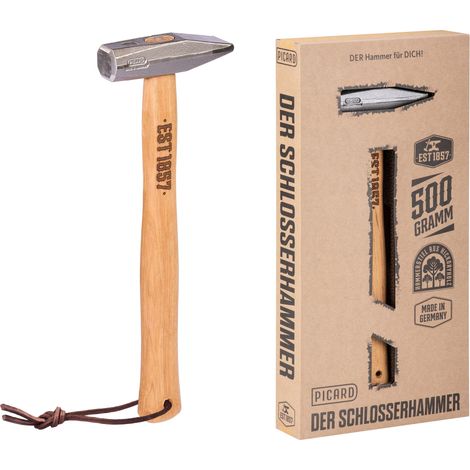 PICARD EST 1857 Schlosserhammer 500g in Geschenkverpackung (1/5)