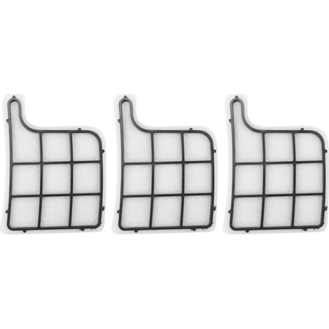Filtre de protection moteur, accessoire compatible avec les moteurs Vorwerk Kobold VK 135 et 136, lot de 3. (1/5)