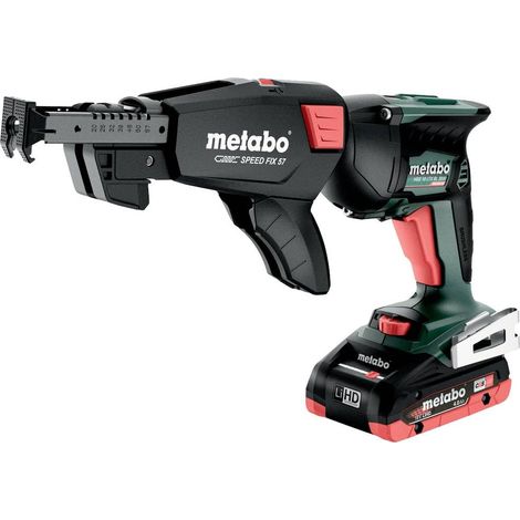 Visseuse sans fil pour construction en bois 18 V (visseuse/visseuse de chantier avec 2 batteries et chargeur dans metaBOX)