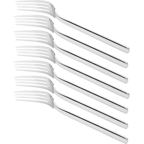 Ensemble de 12 fourchettes de table en acier inoxydable 316, pour la cuisine et la salle à manger, usage quotidien. (1/5)