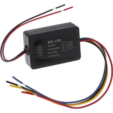 Mustang turn signal controller, three-level LED sequential flashing controller, applicable to Mustang MK-288 turn signals (1/4)