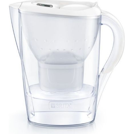Carafe filtrante Marella XL 2,0L – Technologie Maxtra – Débit régulé FlowControl – Couvercle avec clapet de remplissage – Entonnoir transparent – Brita