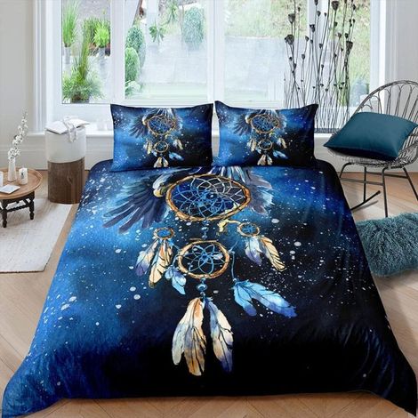 Parure de lit 220x240 cm – 100 % microfibre hypoallergénique – Tissu respirant et durable – Housse de couette avec fermeture éclair + 2 taies d'oreiller (1/5)