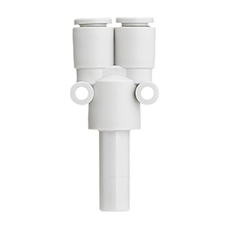 Raccord en Y SMC KQ2 vers Enfichable, 8 mm Enfichable 10 mm ( Prix pour Sachet de 10 )