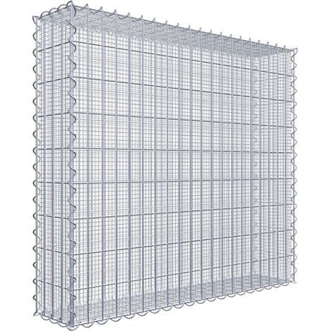 Gabiondeco - Gabion à mailles très fines pour gravillon 100 cm x 90 cm x 20 cm (L x H x P). maille 5 x 10 cm. spirale - Made in Germany (1/3)