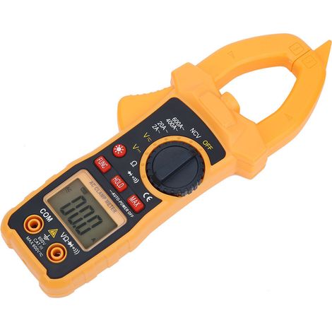 Digitales Zangenmessgerät, Multimeter, AC/DC-Tester, Kunststoff-LCD, industrieller Automatisierungssensor (1/5)