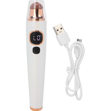 Baguette de massage oculaire en pierre Bianstone, anti-rides rechargeable, soin des yeux électrique (1/5)