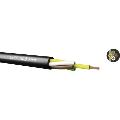 Fil électrique kabeltronik lifyy control lead 5 x 0,50 mm²