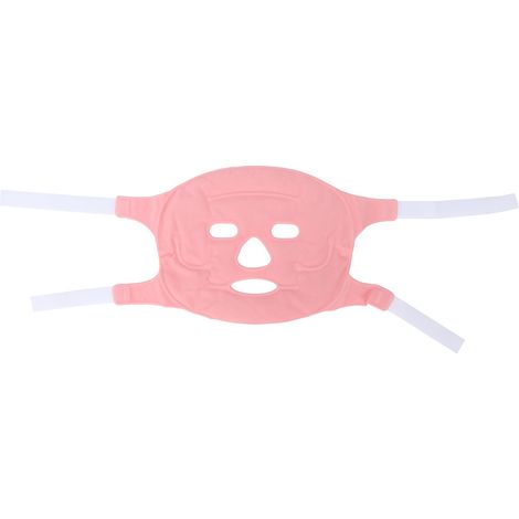 Enveloppe faciale chaude et froide pour migraine, pack froid de compression facial anti-migraine, bandeau de thérapie glacée réutilisable. (1/5)