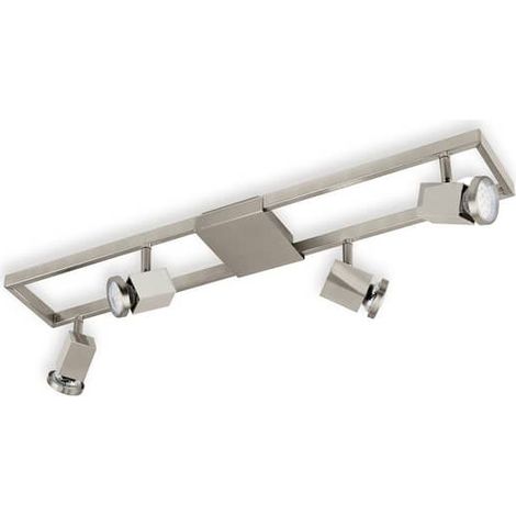 [NEUWERTIG] B-Ware Eglo Vierflammiger Led Deckenstrahler Zeraco Deckenlampe Deko Deckenlampe Gu10