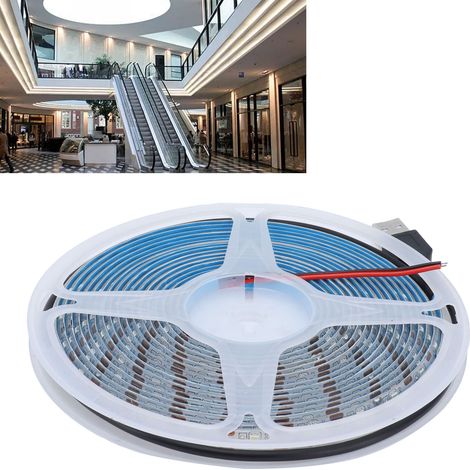5 m wasserdichter, flexibler 15-W-LED-Streifen mit 5-V-USB-Anschluss für die Inneneinrichtung von Einkaufszentren, reinweißes Licht (1/5)