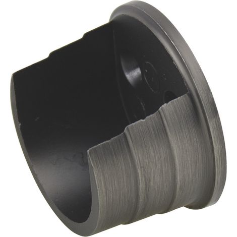 Support Entre-murs en Carbone Ø28mm pour barre à rideaux - Boulet