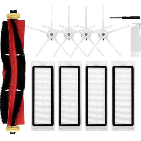 Pièces de rechange pour filtres HEPA de brosse principale et latérale compatibles avec les aspirateurs E4, E5, S4, S4 Max, S5, S5 Max, S6 et S6 MaxV. (1/5)