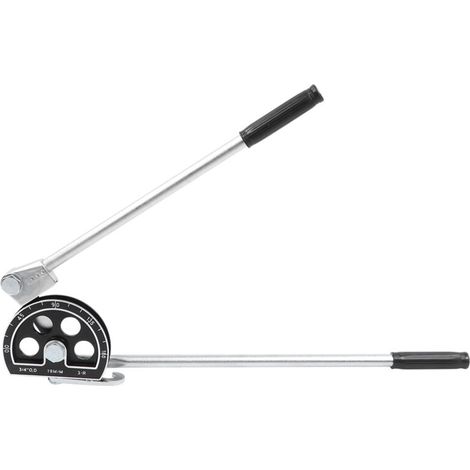 Outil manuel de cintreuse de tuyaux de 19mm, 3/4 pouces, 180 ° en acier + alliage d'aluminium, haute dureté pour tubes en cuivre (1/5)