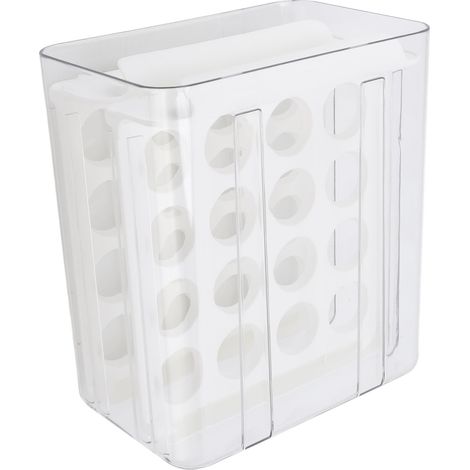 Eieraufbewahrungsbox, Kühlschrankschublade, weiß, Küchen-Eierorganizer, Eierhalter, Aufbewahrungsbox. (1/5)