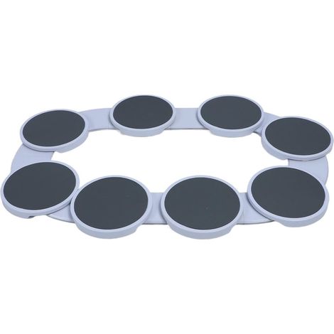 Rotating Tray for Dining Table, Multipurpose Large Capacity Turntable Organizer for Condiments with Silent Motion Sliding Track (1/5)