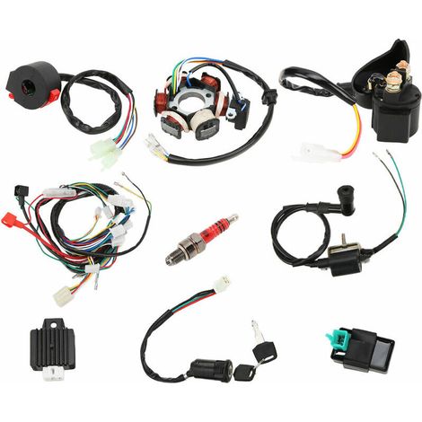 Faisceau de câbles CDI de remplacement pour quads, motos tout-terrain et karts 50cc, 70cc, 90cc, 110cc et 125cc (1/5)