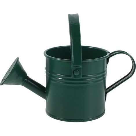 Mini-Arrosoir Décoratif À Poignée Petite Bouilloire Arrosoir De Jardinage Pulvérisateur D'Arrosage pour Plantes Mini-Arrosoir Bouilloire À Eau Fer Galvanisé Vert Olive (1/5)