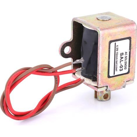 Schub-Zug-Stellantrieb mit Kupferspule und Elektromagnet für die industrielle Automatisierung, 4,9 N, 10 mm Hub, 220 V Wechselstrom (1/5)