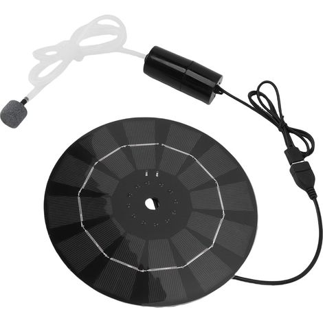 Pool Heaters Solar Panels, Monocrystalline Silicon Outdoor Oxygenator, 10W USB Aerator for Fish Ponds and Aquariums (1/5)