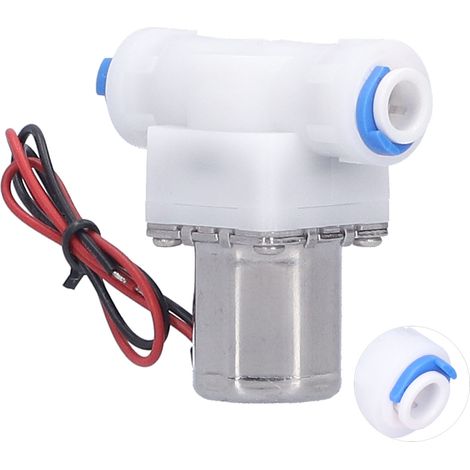 Électrovanne 1/4 po pour eau potable, raccord rapide, bistable, à impulsion, pour équipements hydrauliques, 4,5 V CC (1/5)