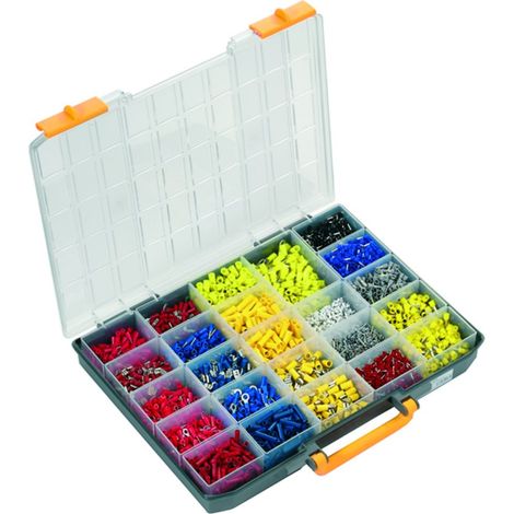 Weidmüller 9202640000 Quetschverbinder-Sortiment 0.50 mm² 6 mm² Weiß, Grau, Rot, Schwarz, Blau, Gelb (1/2)