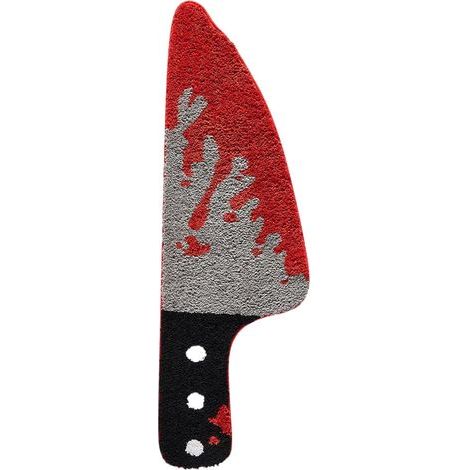 Tapis Paillasson - Tapis d'Halloween - Tapis réaliste et effrayant pour Halloween, idéal pour cour, entrée extérieure, chambre, porte, entrée de maison, cuisine, salle de bain - 40 x 60 cm (1/5)