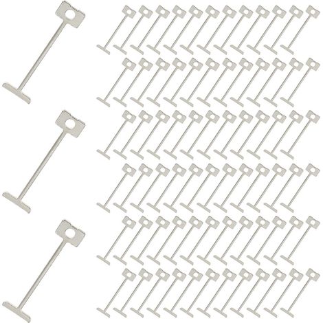 Aiguilles en Acier Système de Nivellement Carrelage 100pcs pour Niveleur Carrelage Facile à Utiliser et Réutilisable pour Installation Murale DIY (1/5)