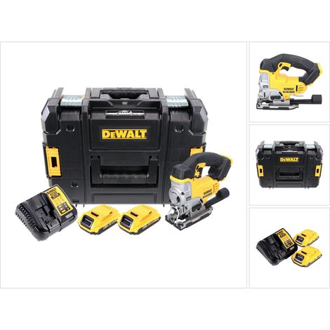 DeWalt DCS 331 D2 Akku Stichsäge 18 V + 2x Akku 2,0 Ah + Ladegerät + TSTAK