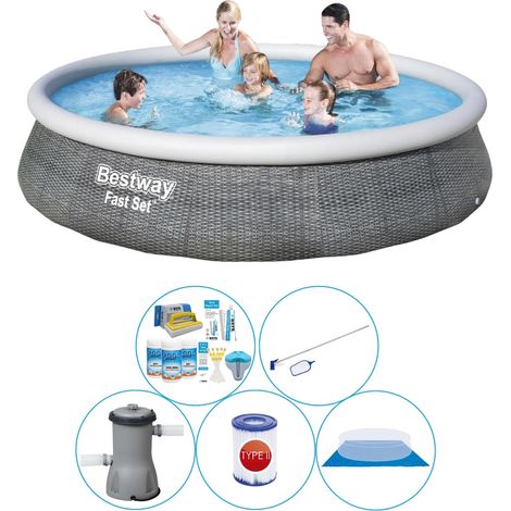 Bestway Fast Set Rund - 396x84 cm - 6-teilig  S21447 (1/4)