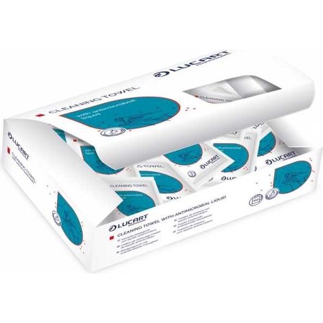 Lingettes hydroalcoolique/ carton de 1200 - LUCART - Lingette