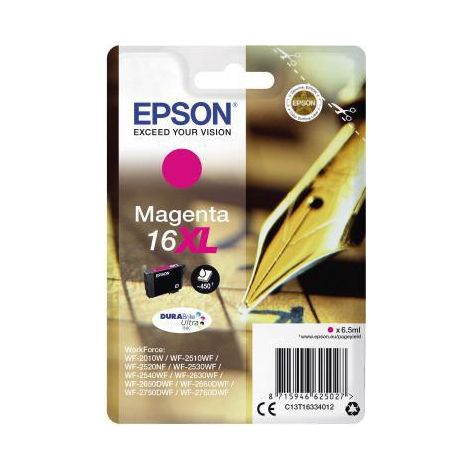 Tintenpatrone Originalzubehör 16XL ca. 450 Seiten magenta 6,5ml (1/3)