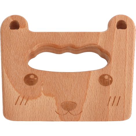 Coupe-légumes et fruits en bois pour enfants, sans danger pour les enfants, jouet Montessori, outil de cuisine pour tout-petits, type chat (1/5)