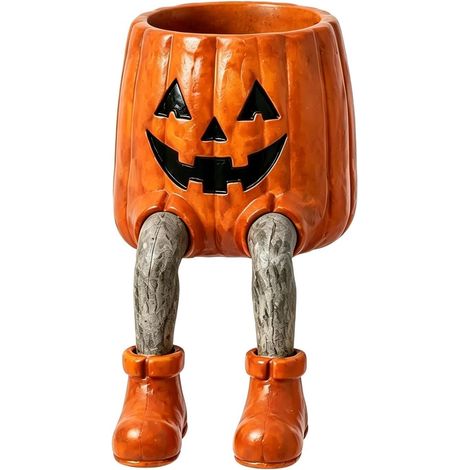 Macetas de Halloween: una linda decoración de mesa con forma de fantasma. (1/5)