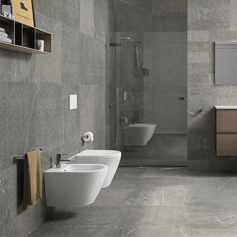 Sanitari sospesi Resort Rak Ceramics: WC, Bidet, Copriwater Bianco (1/3)
