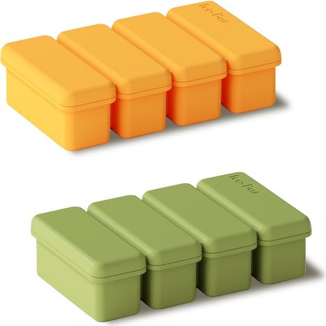Plateau de congélation pour soupes - Moules à glaçons en silicone - Conservation des aliments - Congélation des soupes et sauces (1/5)