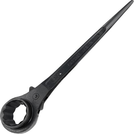 Clé à cliquet 24 mm pour échafaudage, clé à douille latérale, clé à pud à dégagement rapide, cliquet Spud à douille de 2,5 cm, longueur 355 mm, Cr-V (1/5)