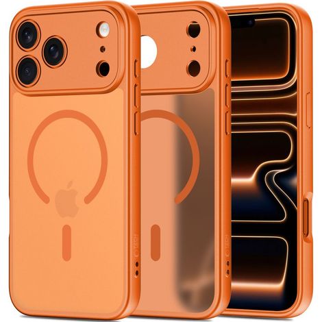 BasicMag MagSafe Hülle für iPhone 17 Pro Max – Orange (1/5)