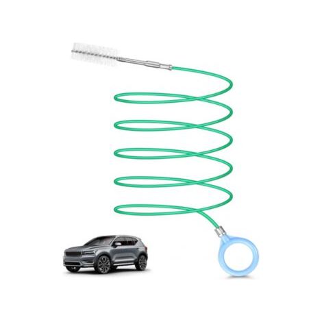 Brosse de nettoyage pour toit ouvrant de voiture, brosse flexible de 300 cm pour drains de toit ouvrant, outil de nettoyage de tuyaux (1/4)