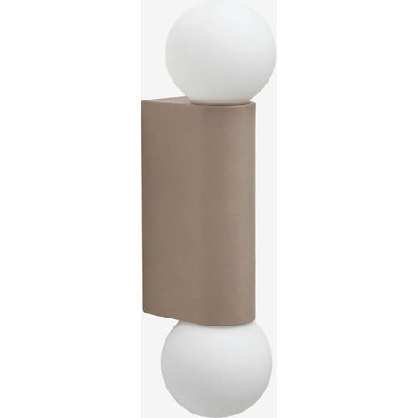 Aplique da parete con 2 sfere di cristallo per esterni in alluminio Irvine SKLUM (1/5)